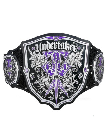 Undertaker The Phenom Championship Belt Title Wrestling Belt Adult Rep