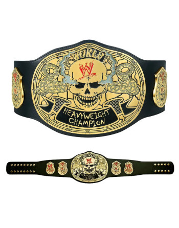 Stone Cold World Heavy Weight Champion Smoking Skull Title Belt