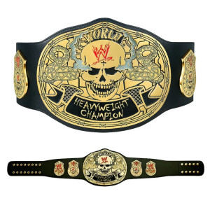 Stone Cold World Heavy Weight Champion Smoking Skull Title Belt