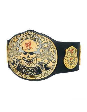 Stone Cold World Heavy Weight Champion Smoking Skull Title Belt